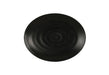 Cal-Mil 24058-118-13 11" x 8" Oval Hand Thrown Platter - Melamine, Black-cityfoodequipment.com
