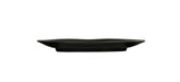 Cal-Mil 24058-1411-13 14" x 11" Oval Hand Thrown Platter - Melamine, Black-cityfoodequipment.com
