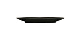 Cal-Mil 24058-1612-13 16" x 12" Oval Hand Thrown Platter - Melamine, Black-cityfoodequipment.com