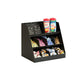 Cal-Mil 24068-13 Condiment Organizer w/ (10) Bins - Black-cityfoodequipment.com