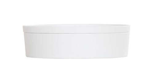 Cal-Mil 24126-9-15 Bento Box - 9" x 3", Melamine, White-cityfoodequipment.com