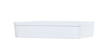 Cal-Mil 24132-1410-15 Bento Box - 14" x 10 1/2" x 3", Melamine, White-cityfoodequipment.com