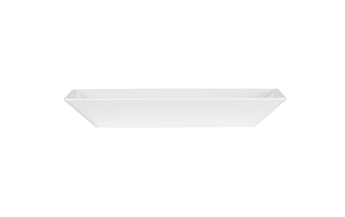 Cal-Mil 24201-8-15 8" Square Melamine Plate, White-cityfoodequipment.com