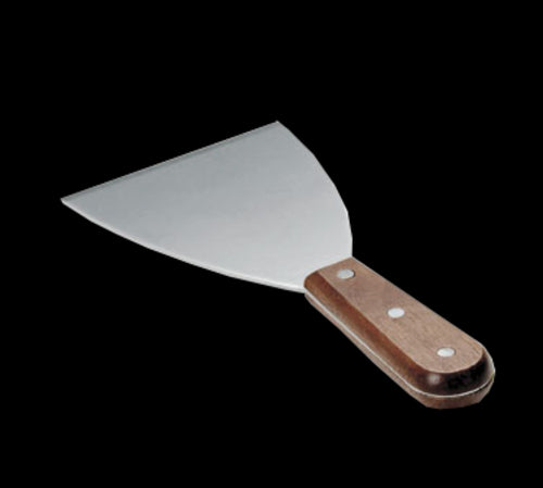 Tablecraft 254 Scraper, 8", 4" Stainless Steel Blade-cityfoodequipment.com
