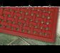 Cactus Mat 2540-R15 VIP Guardian Mat - 3' x 15', Rubber, Red-cityfoodequipment.com
