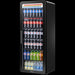 True CVM-13-HC~EGC01 24 7/8" CVM Series One Section Glass Door Merchandiser - (1) Right Hinge Door, Black, 115v-cityfoodequipment.com