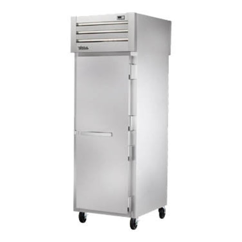True STA1RPT-1S-1S-HC 27 1/2" One Section Pass Thru Refrigerator, (2) Right Hinge Solid Doors, 115v-cityfoodequipment.com