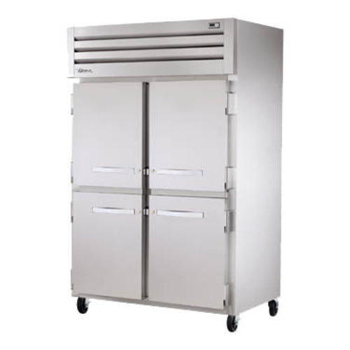 True STA2F-4HS 52" Two Section Reach-In Freezer, (4) Solid Door, 115v-cityfoodequipment.com