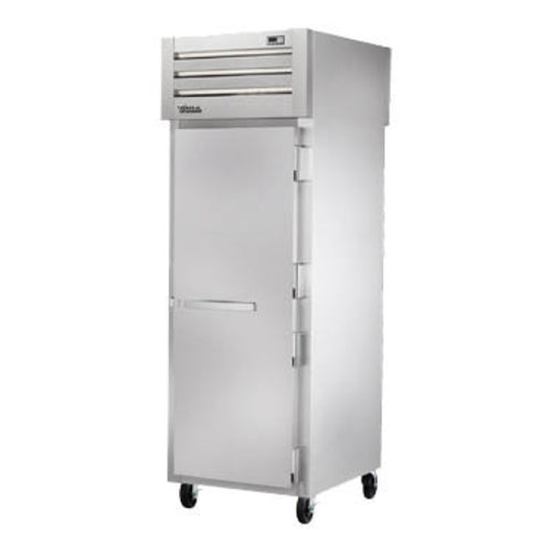 True STG1RPT-1S-1S-HC 27 1/2" One Section Pass Thru Refrigerator, (2) Right Hinge Solid Doors, 115v-cityfoodequipment.com