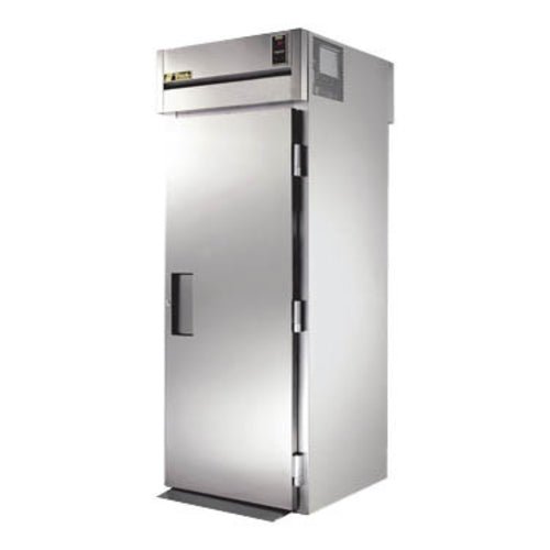 True STG1RRT89-1S-1S-HC 35" One Section Roll Thru Refrigerator, (2) Right Hinge Solid Door, 115v-cityfoodequipment.com