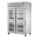 True STG2R-4HG-HC 52 3/5" Two Section Reach In Refrigerator, (4) Left/right Hinge Glass Doors, 115v-cityfoodequipment.com