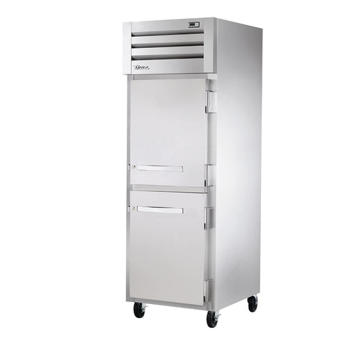 True STR1R-2HS-HC 27 1/2" One Section Reach In Refrigerator, (2) Right Hinge Solid Doors, 115v-cityfoodequipment.com