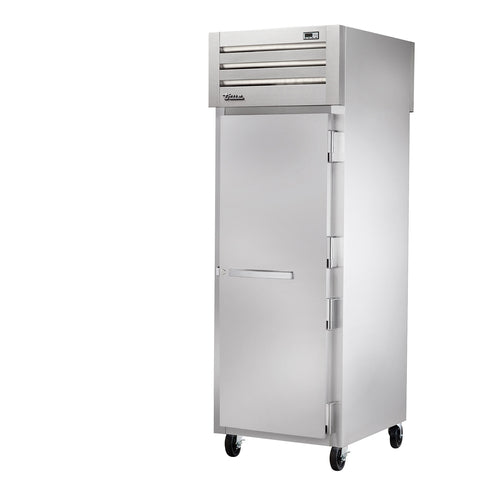True STR1RPT-1S-1S-HC 27 1/2" One Section Pass Thru Refrigerator, (2) Right Hinge Solid Doors, 115v-cityfoodequipment.com