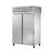 True STR2RPT-2S-2G-HC 52 3/5" Two Section Pass Thru Refrigerator, (2) Glass Doors, (2) Solid Doors, Left/right Hinge, 115v-cityfoodequipment.com
