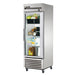 True T-23G-HC~FGD01 27" One Section Reach In Refrigerator, (1) Right Hinge Glass Door, 115v-cityfoodequipment.com