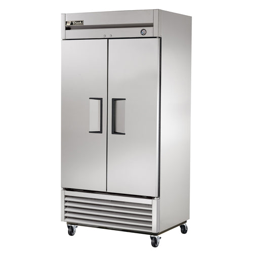 True T-35-HC 39 1/2" Two Section Reach In Refrigerator, (2) Left/Right Hinge Solid Doors, 115v-cityfoodequipment.com