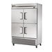 True T-49-4-HC 54 1/10" Two Section Reach In Refrigerator, (4) Left/Right Hinge Solid Doors, 115v-cityfoodequipment.com