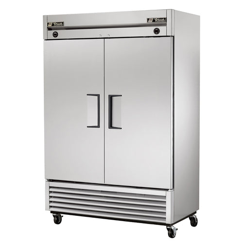 True T-49DT-HC 54 1/8" Two Section Commercial Combo Refrigerator Freezer - Solid Doors, Dual Temp, 115v-cityfoodequipment.com
