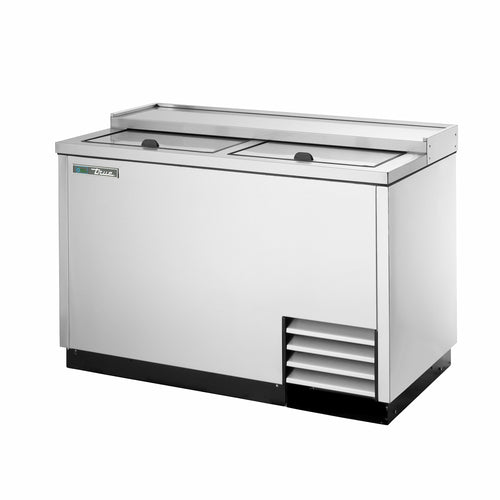 True T-50-GC-S-HC 2 Section Glass Chiller w/ 250 Mug Capacity, Stainless, 115v-cityfoodequipment.com