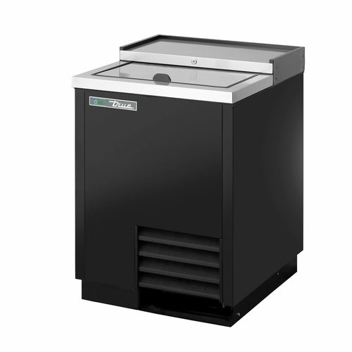 True TD-24-7-HC 24" Forced Air Bottle Cooler - Holds (108) 12 oz Bottles, Lid Lock, 115v-cityfoodequipment.com