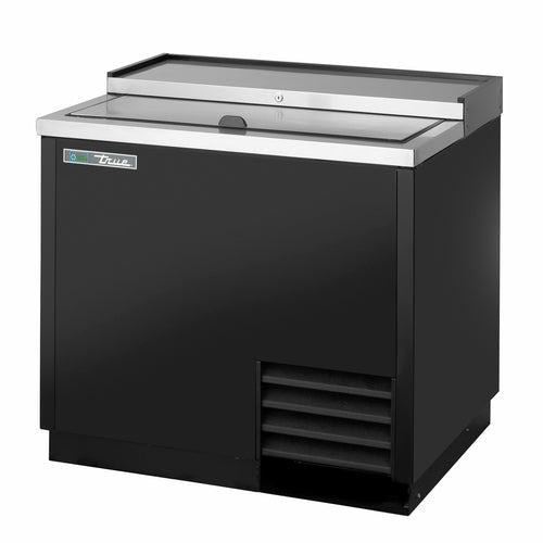 True TD-36-12-HC 36" Forced Air Bottle Cooler - Holds (264) 12 oz Bottles, Lid Locks, 115v-cityfoodequipment.com