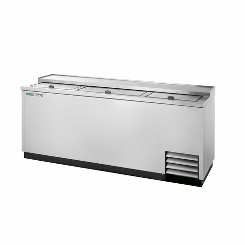 True TD-80-30-S-HC 80 1/2" Forced Air Bottle Cooler - Holds (720) 12 oz Bottles, Lid Locks, 115v-cityfoodequipment.com
