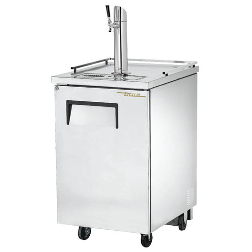 True TDD-1-S-HC 24" Kegerator Beer Dispenser W/ (1) Keg Capacity - (1) Column, Stainless, 115v-cityfoodequipment.com