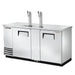 True TDD-3-S-HC 69" Kegerator Beer Dispenser W/ (3) Keg Capacity - (2) Columns, Stainless, 115v-cityfoodequipment.com