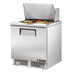 True TFP-32-12M-HC 32" Sandwich/Salad Prep Table w/ Refrigerated Base, 115v-cityfoodequipment.com