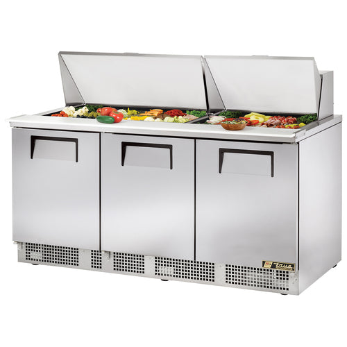 True TFP-72-30M-HC 72" Sandwich/Salad Prep Table w/ Refrigerated Base, 115v-cityfoodequipment.com