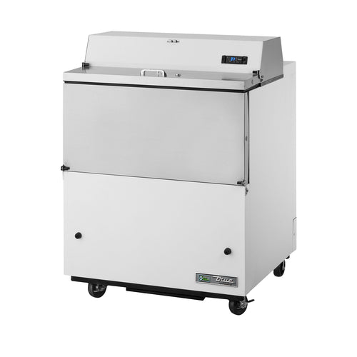 True TMC-34-SS-HC Milk Cooler W/ Top & Side Access - (512) Half Pint Carton Capacity, 115v-cityfoodequipment.com