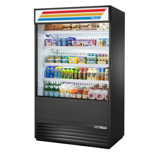 True TOAM-48-HC~TSL01 48" Vertical Open Air Cooler W/ (5) Levels, 208-230v-cityfoodequipment.com