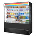 True TOAM-72GS-HC~TSL01 72" Vertical Open Air Cooler W/ (5) Levels, Black, 208-230v-cityfoodequipment.com