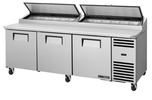 True TPP-AT2-93-HC~SPEC3 93 3/8" Spec Series® Pizza Prep Table W/ Refrigerated Base, 115v-cityfoodequipment.com