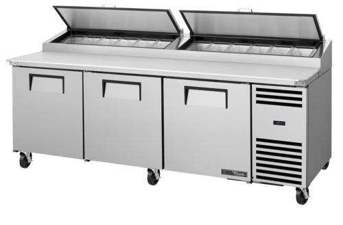 True TPP-AT2-93-HC~SPEC3 93 3/8" Spec Series® Pizza Prep Table w/ Refrigerated Base, 115v-cityfoodequipment.com