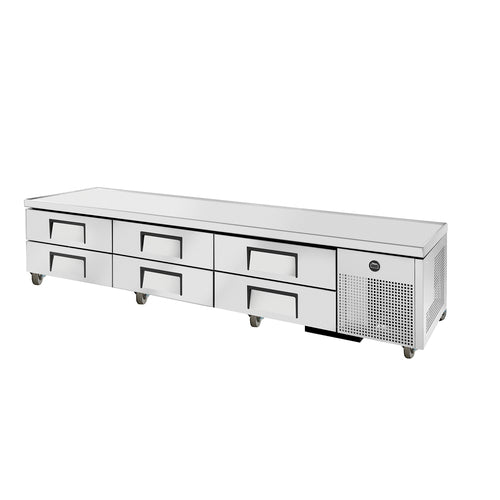 True TRCB-110-HC 110" Chef Base w/ (6) Drawers - 115v-cityfoodequipment.com