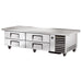 True TRCB-79-86-HC 86 1/4" Chef Base w/ (4) Drawers - 115v-cityfoodequipment.com