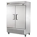 True TS-49-HC 54 1/10" Two Section Reach In Refrigerator, (2) Left/Right Hinge Solid Doors, 115v-cityfoodequipment.com