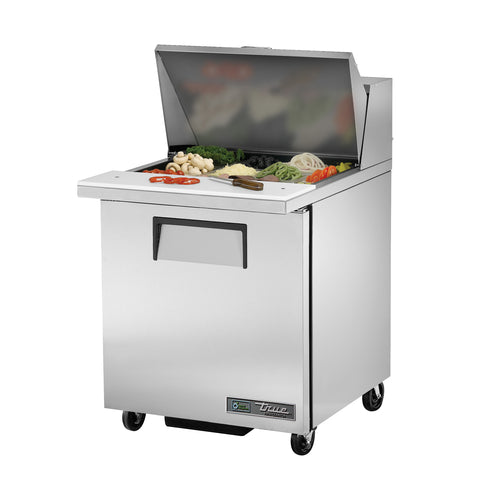 True TSSU-27-12M-B-HC 27" TSSU Series Mega Top Sandwich/Salad Prep Table w/ Refrigerated Base, 115v-cityfoodequipment.com