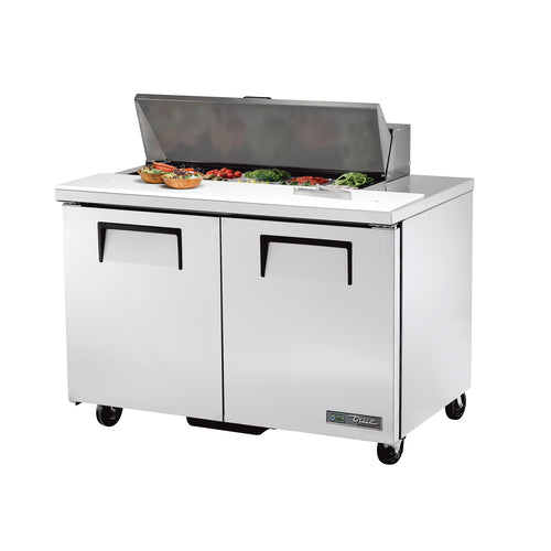 True TSSU-48-10-HC 48" TSSU Series Sandwich/Salad Prep Table w/ Refrigerated Base, 115v-cityfoodequipment.com