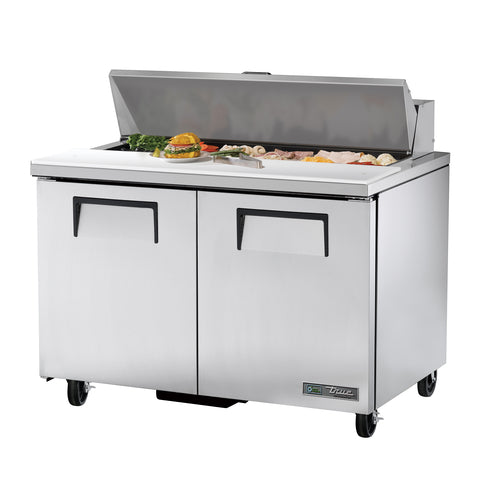 True TSSU-48-12-HC 48" TSSU Series Sandwich/Salad Prep Table w/ Refrigerated Base, 115v-cityfoodequipment.com