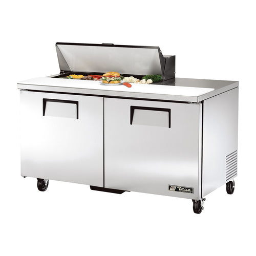 True TSSU-60-10-HC 60" TSSU Series Sandwich/Salad Prep Table w/ Refrigerated Base, 115v-cityfoodequipment.com