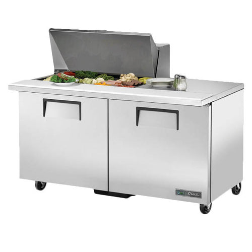 True TSSU-60-15M-B-HC 60" TSSU Series Mega Top Sandwich/Salad Prep Table w/ Refrigerated Base, 115v-cityfoodequipment.com