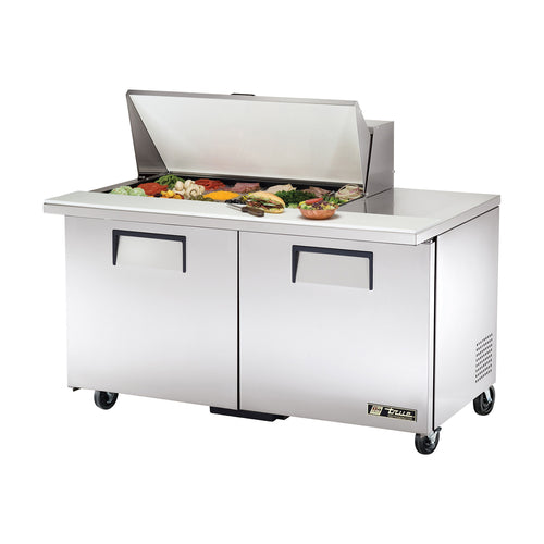 True TSSU-60-18M-B-HC 60" TSSU Series Mega Top Sandwich/Salad Prep Table w/ Refrigerated Base, 115v-cityfoodequipment.com