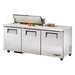 True TSSU-72-10-HC 72" TSSU Series Sandwich/Salad Prep Table w/ Refrigerated Base, 115v-cityfoodequipment.com