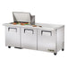 True TSSU-72-12M-B-HC 72" TSSU Series Mega Top Sandwich/Salad Prep Table w/ Refrigerated Base, 115v-cityfoodequipment.com