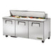 True TSSU-72-18-HC 72" TSSU Series Sandwich/salad Prep Table W/ Refrigerated Base, 115v-cityfoodequipment.com