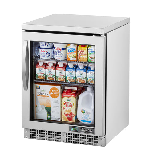 True TUC-24G-HC~FGD01 24" W Undercounter Refrigerator w/ (1) Section & (1) Right Hinge Door, 115v-cityfoodequipment.com
