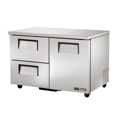 True TUC-48D-2-HC 48" W Undercounter Refrigerator w/ (2) Sections, (2) Drawers & (1) Door, 115v-cityfoodequipment.com
