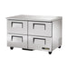 True TUC-48F-D-4-HC 48 1/2" W Undercounter Freezer w/ (4) Sections & (4) Drawers, 115v-cityfoodequipment.com